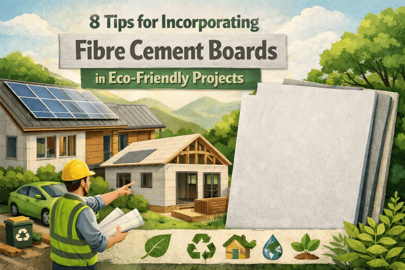 8 Tips for Incorporating Fibre Cement Boards in Eco-Friendly Projects