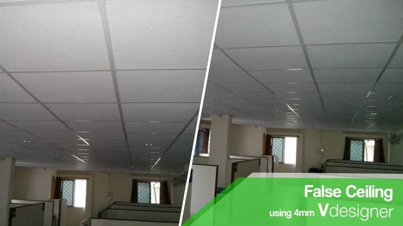 Classy ceilings for your office using Vdesigner
