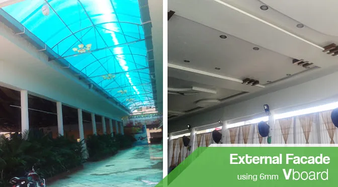 Enhance the exteriors of commercial spaces too! 