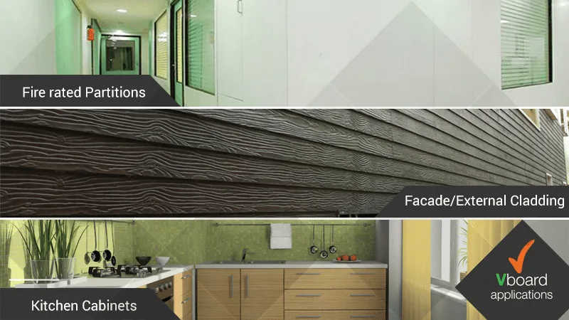 From Partitions to Kitchen Cabinets, Vboard does it all