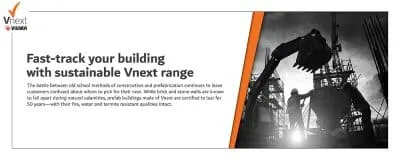 How to fast-track your building with sustainable Vnext range