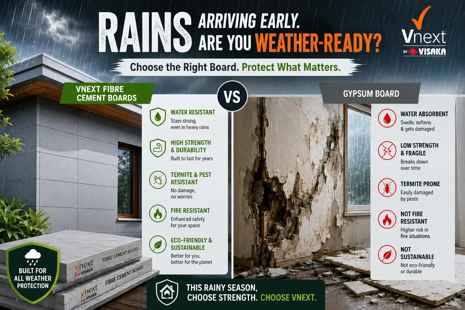 Rains arriving early. Are you weather-ready 