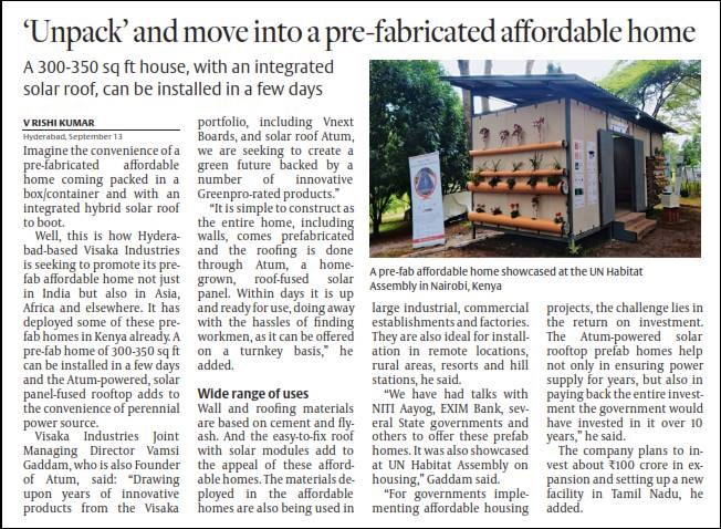 ‘Unpack’ and move into a pre-fabricated affordable home